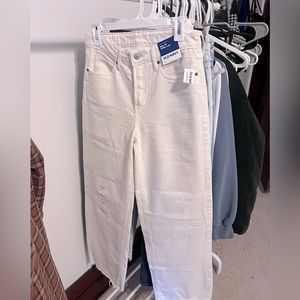 NWT old navy sky high wide leg jeans